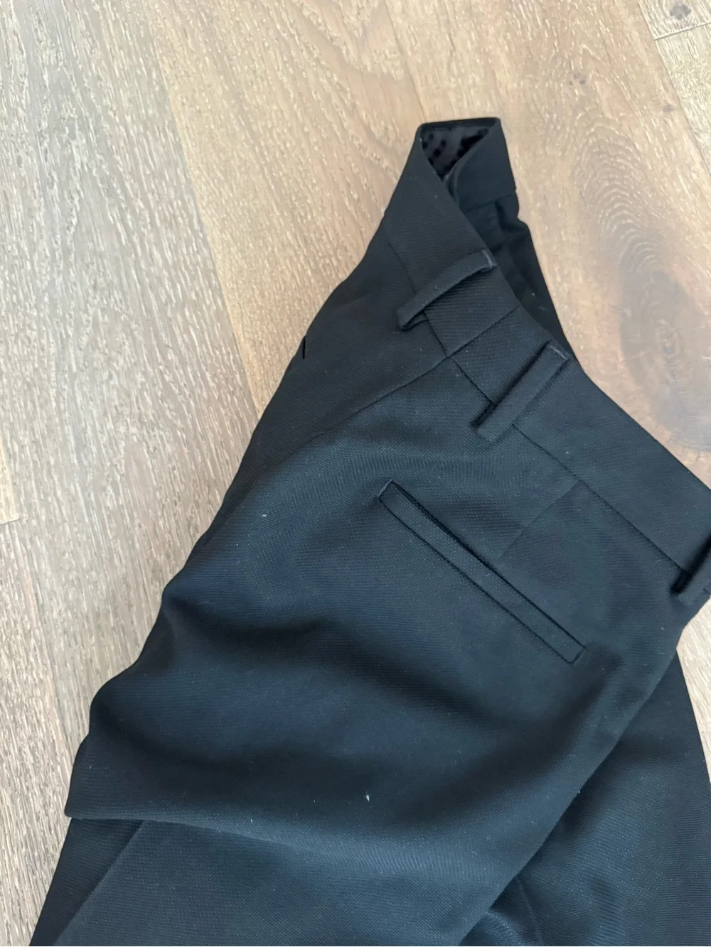 Zara Men’s Black Dress Trousers - Slim Tailored